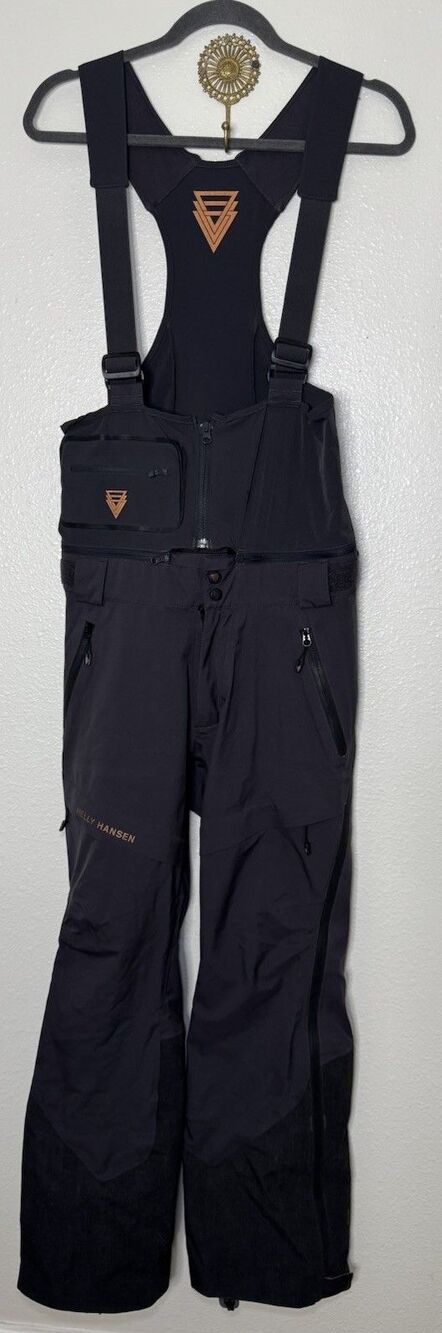 Helly Hansen Odin Bib Pants Men Aramid Fiber Reinforced Ski Snow Pro Size Small